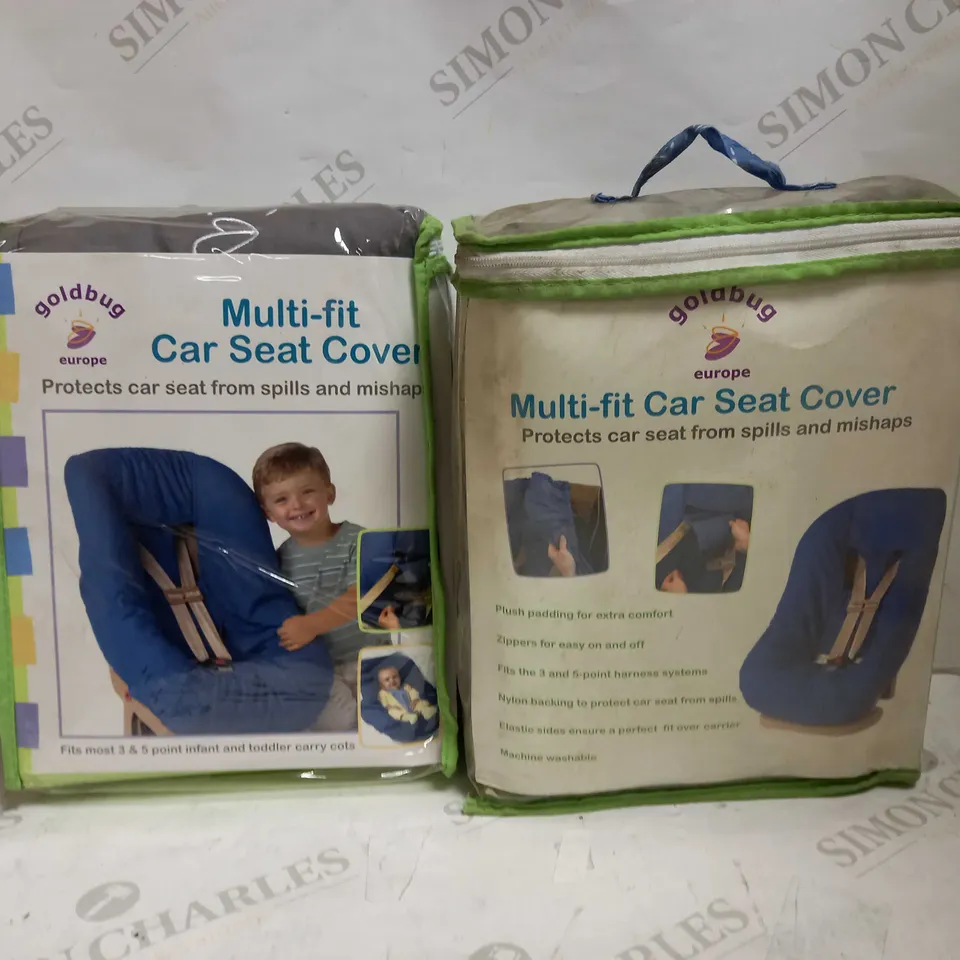LOT OF APPROXIMATELY 6 GOLDBUG MULTI-FIT CAR SEAT COVERS