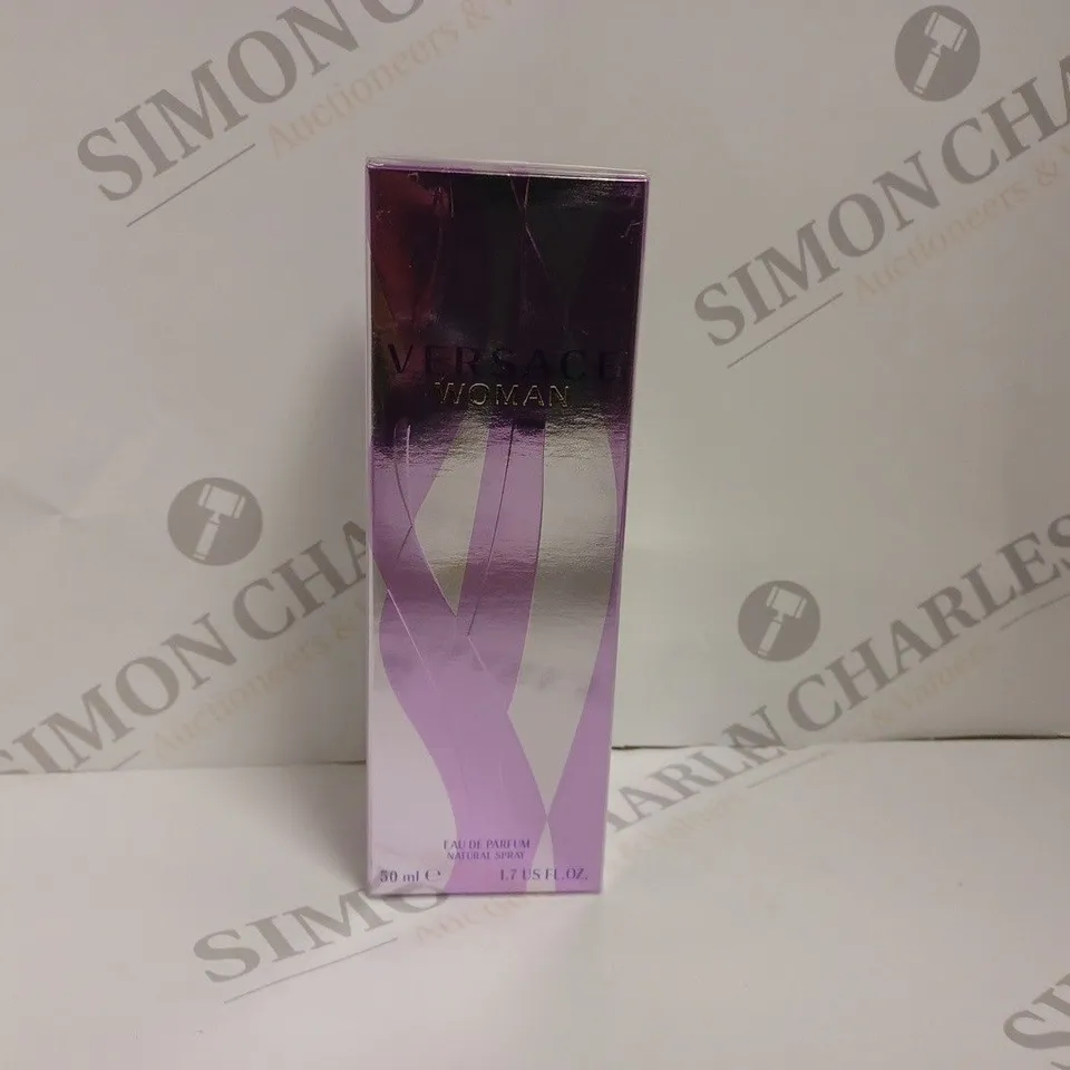 BOXED AND SEALED VERSACE WOMAN EAU DE PARFUM SPRAY - 50ML  