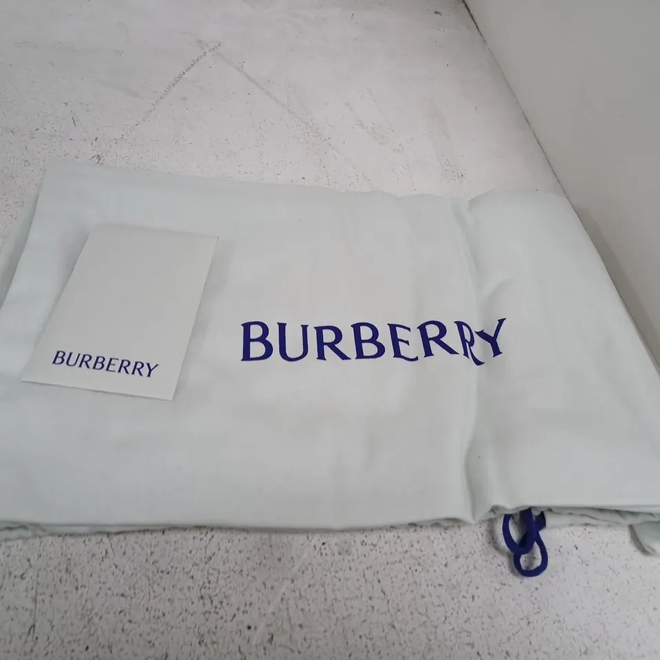 BURBERRY BLACK LEATHER BOOT ON LEATHER SOLE, UK 9 (EU 43) – DUST BAG & BOX