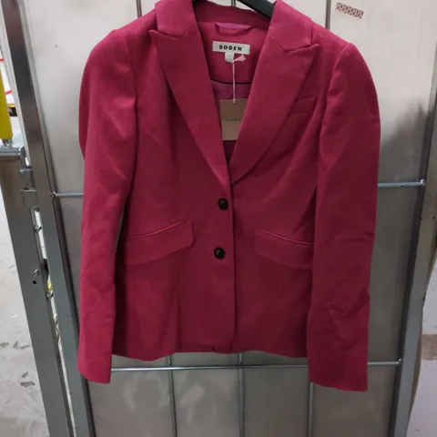 BODEN WOMEN'S PINK BLAZER – UK 8 (EU 36)