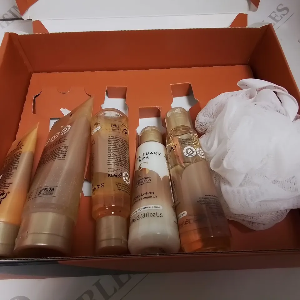 BOXED SANCTUARY SPA SIGNATURE PERFECT PAMPER PARCEL GIFT SET RRP £20