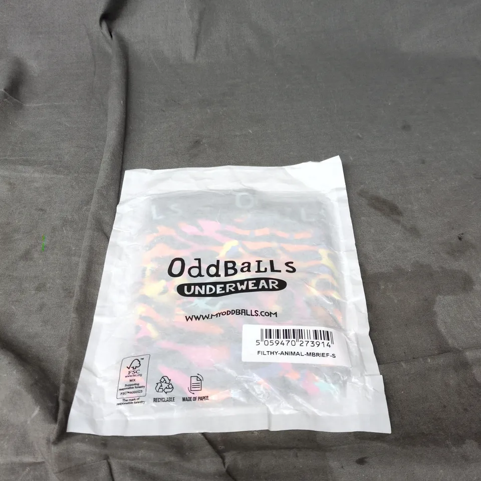 ODDBALLS UNDERWEAR FILTHY ANIMAL BRIEF SMALL SEALED