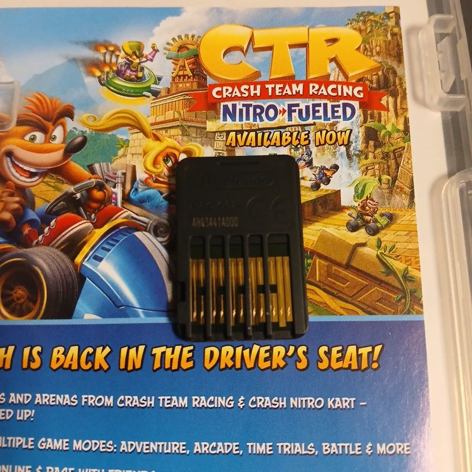 CRASH BANDICOOT N'SANE TRILOGY FOR NINTENDO SWITCH