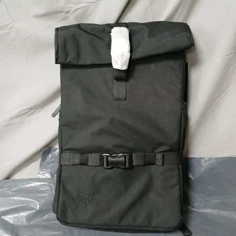 Stolt Black Backpack with Adjustable Straps