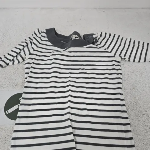 LAURA ASHLEY STRIPED LONG-SLEEVE TOP β UK 10