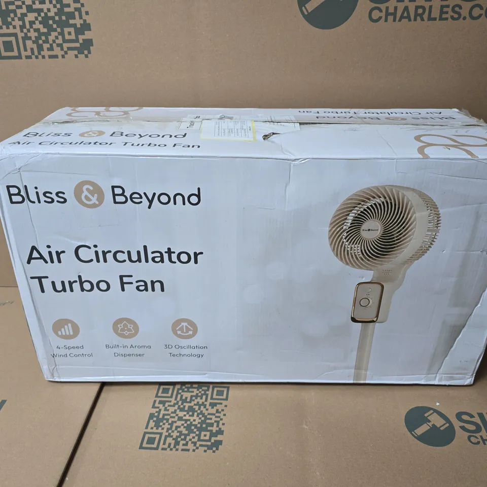 BOXED BLISS & BEYOND AIR CIRCULATOR TURBO FAN