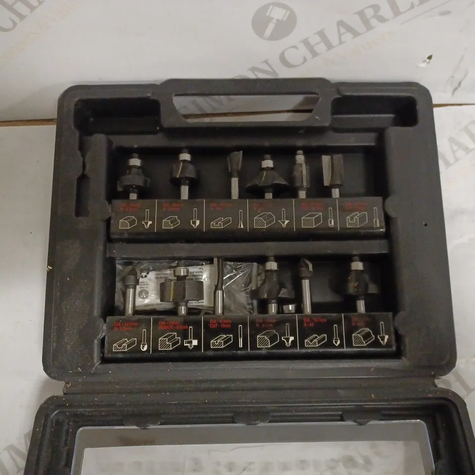 TREND SET/SS8X1/4TC 12-PIECE STARTER ROUTER CUTTER SET