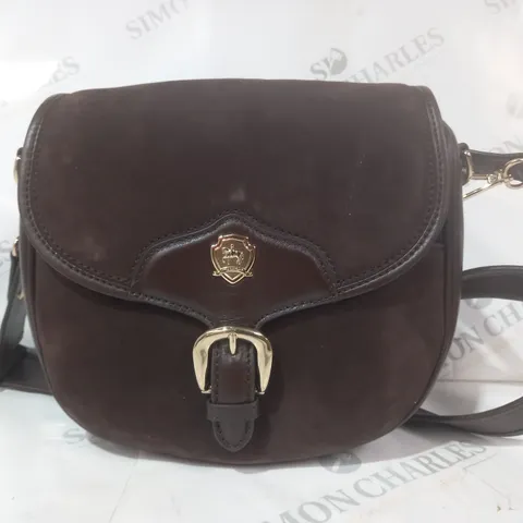 PAUL COSTELLOE TROPHY CROSSBODY BAG IN BROWN
