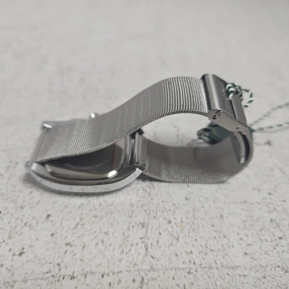 MANN EGERTON VECTOR WATCH IN STEEL/BLACK