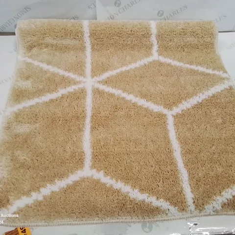 BRAND NEW PACO HOME 540 KAUNAS 70X120CM BEIGE BATH MAT