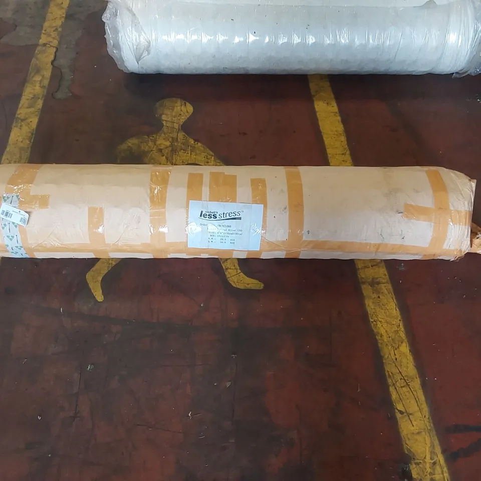 BAGGED AND ROLLED NICHELI 4'6 DOUBLE NATURAL BLISS 1200 MATTRESS 