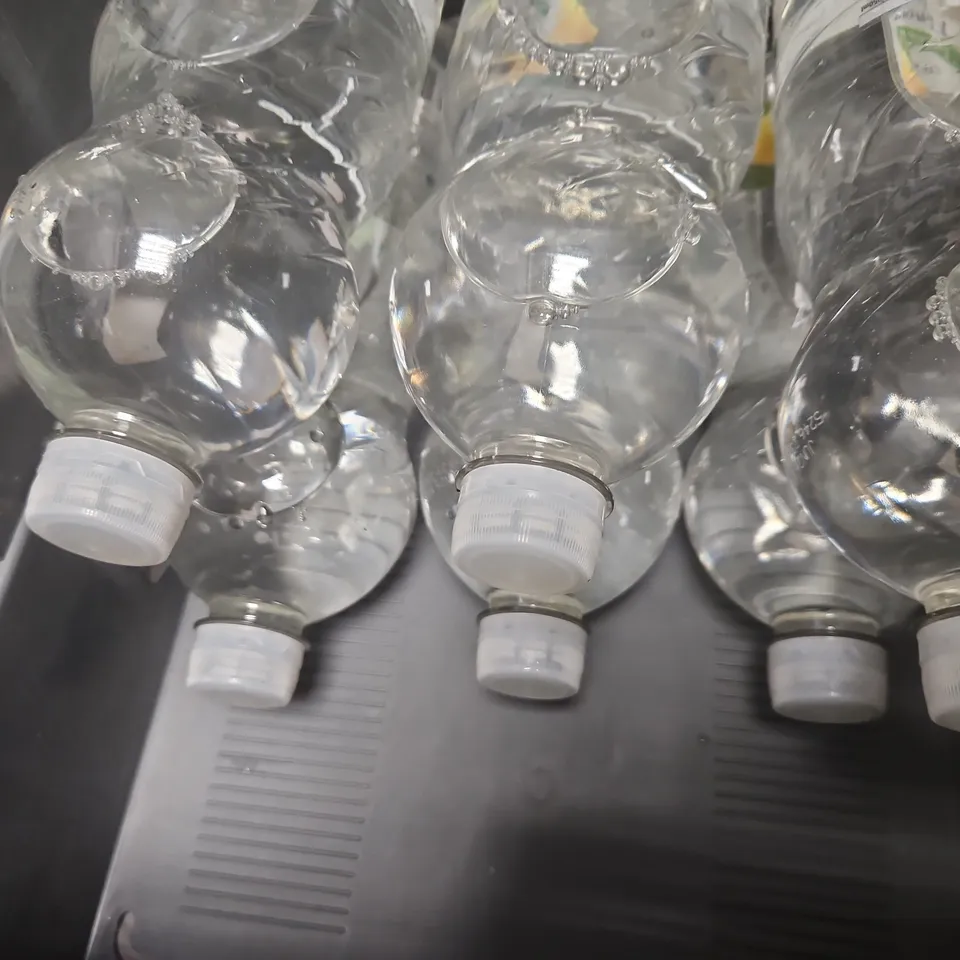 6 SPARKLING LEMON & LIME FLAVOURED WATERS (1L) - COLLECTION ONLY