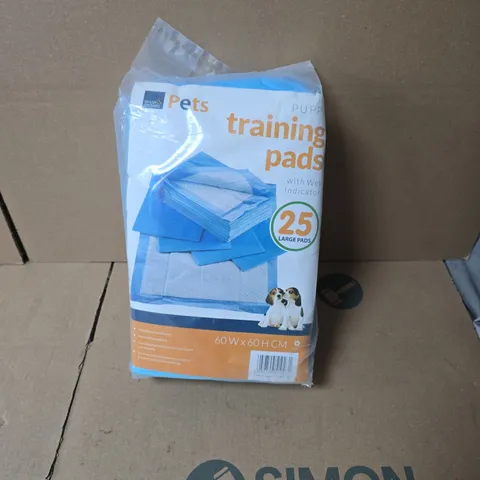 PUPPY TRAINING PADS – 25 LARGE PADS, 60 X 60 CM