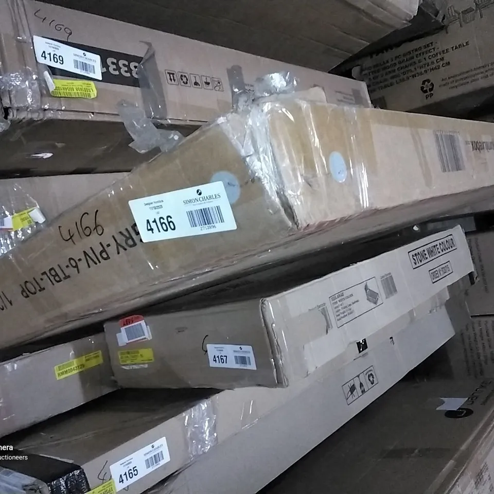 BOXED CHOWCHILLA DINING TABLE TOP (1 OF 2 BOXES)