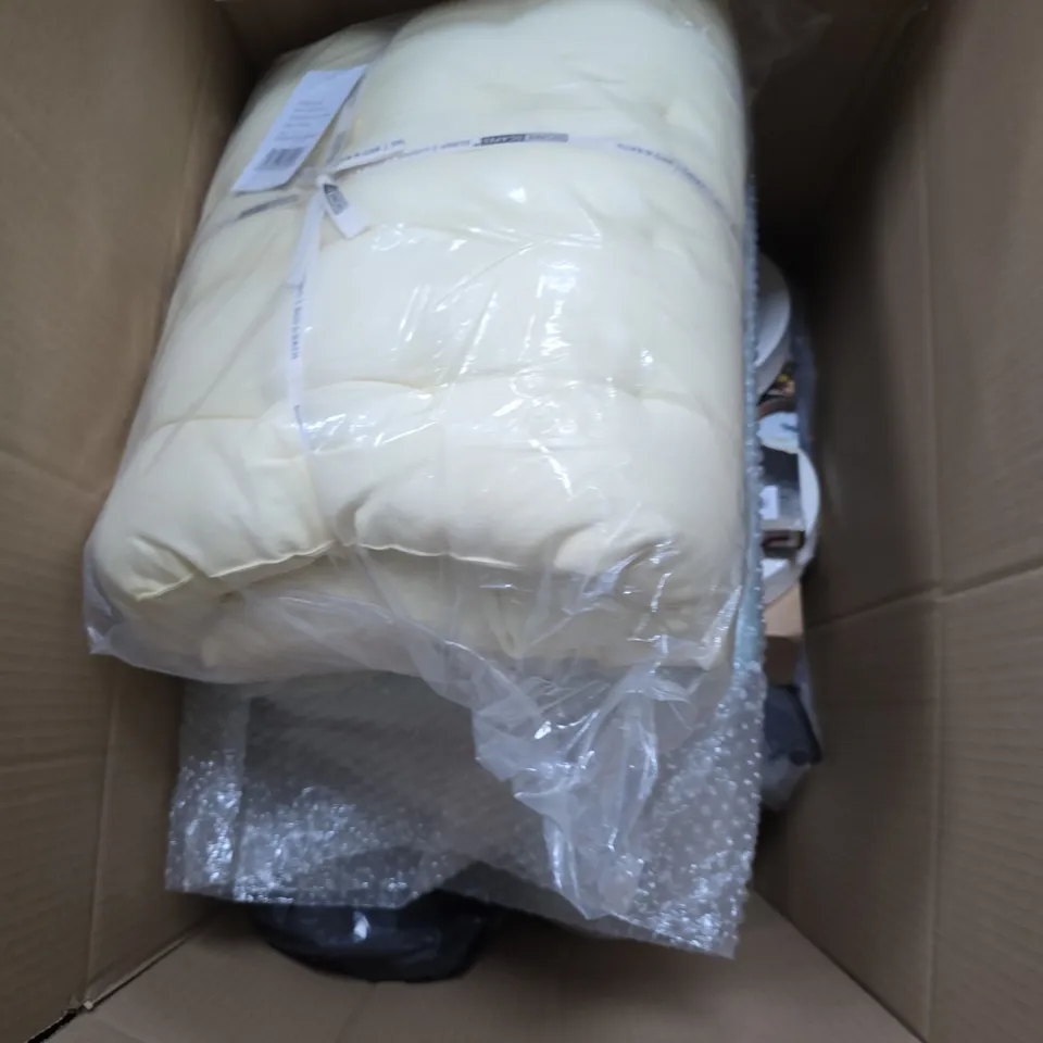 LARGE BOX OF APPROX 12 ASSORTED HOUSEHOLD ITEMS - COLLECTION ONLY