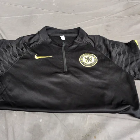 NIKE CHELSEA FC TRAINING TOP – UK M – BLACK