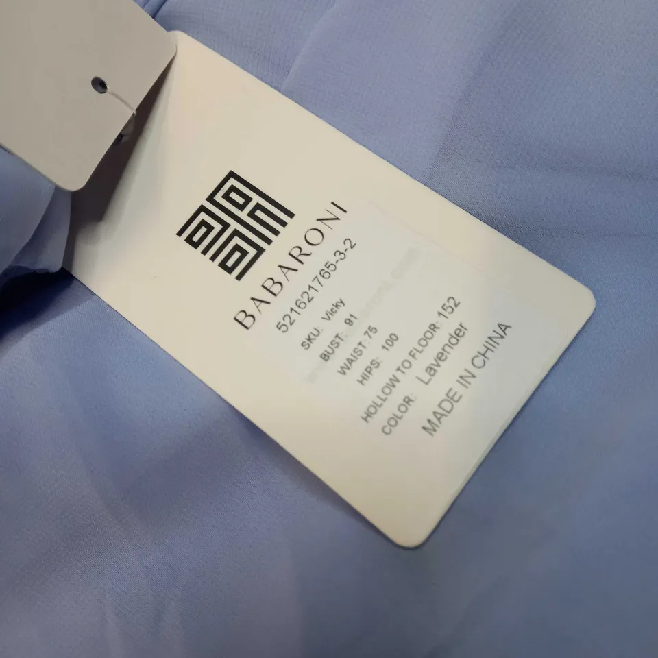 BABARONI LAVENDER BRIDESMAID/OCCASION DRESS 