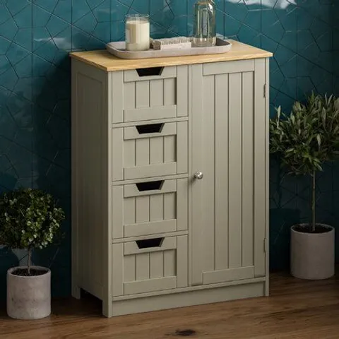 BOXED FREESTANDING CABINET -WHITE- (1 BOX)