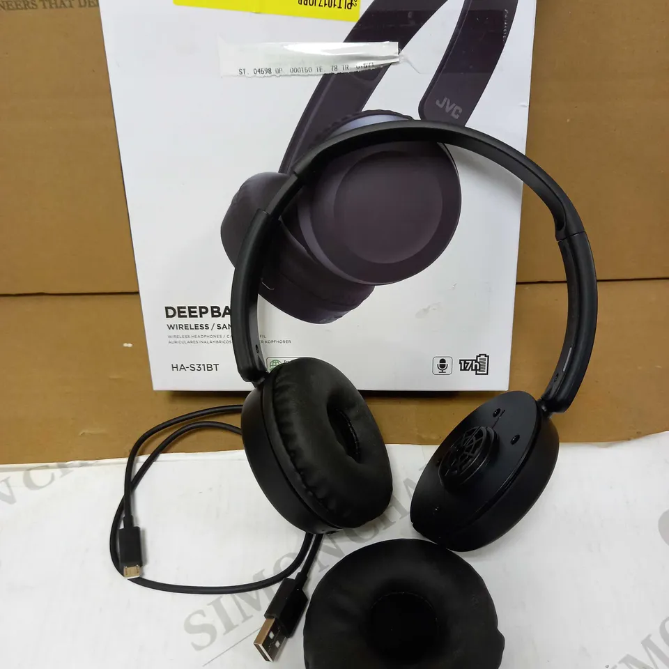 JVC DEEPBASS WIRELESS HEADPHONES