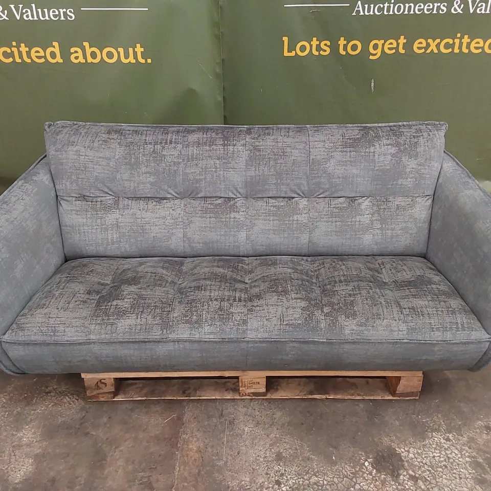 QUALITY DESIGNER ITALIAN MADE SEVILLE 3 SEATER FABRIC UPHOLSTERED SOFA 