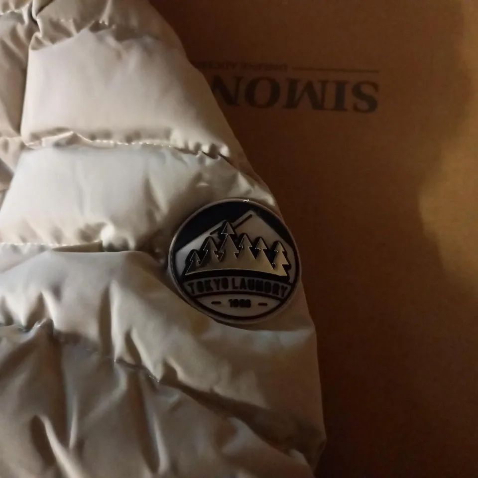TOKYO LAUNDRY STONE PUFFED JACKET - SIZE 10