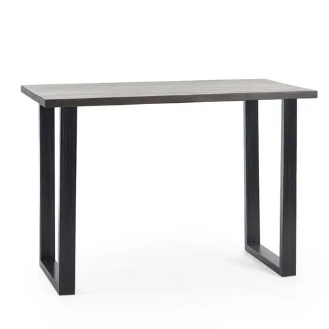 BOXED ARMOR BROOKLYN RECTANGULAR 140cm L X 70cm W DINING TABLE - OAK/GUNMETAL (1 BOX)