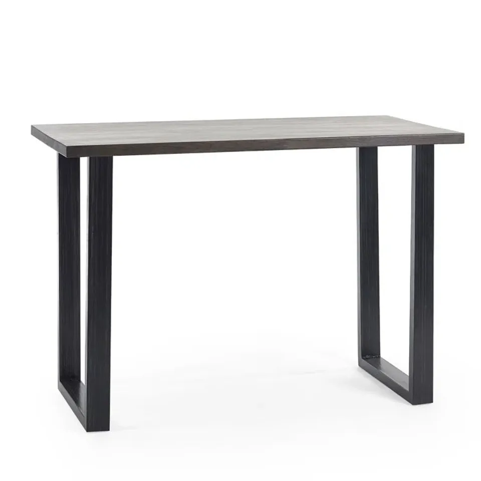 BOXED ARMOR BROOKLYN RECTANGULAR 140cm L X 70cm W DINING TABLE - OAK/GUNMETAL (1 BOX)