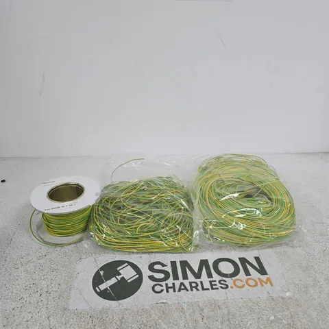 UNISTRAND 0.5MM GREEN/YELLOW FLEXIBLE TRI-RATED CABLE