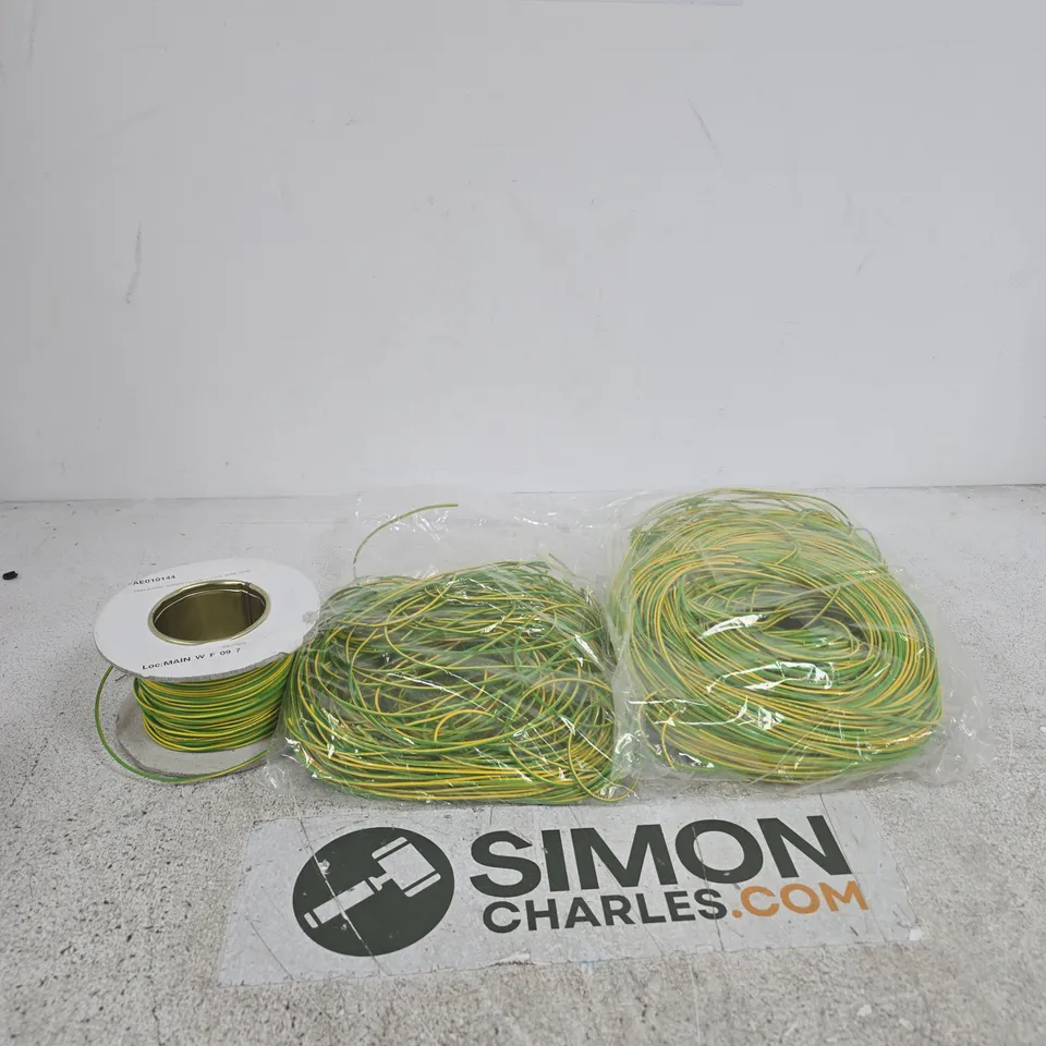UNISTRAND 0.5MM GREEN/YELLOW FLEXIBLE TRI-RATED CABLE