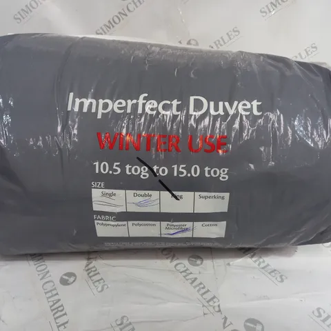 IMPERFECT DUVET WINTER USE 10.5 TOG TO 15.0 TOG - DOUBLE 