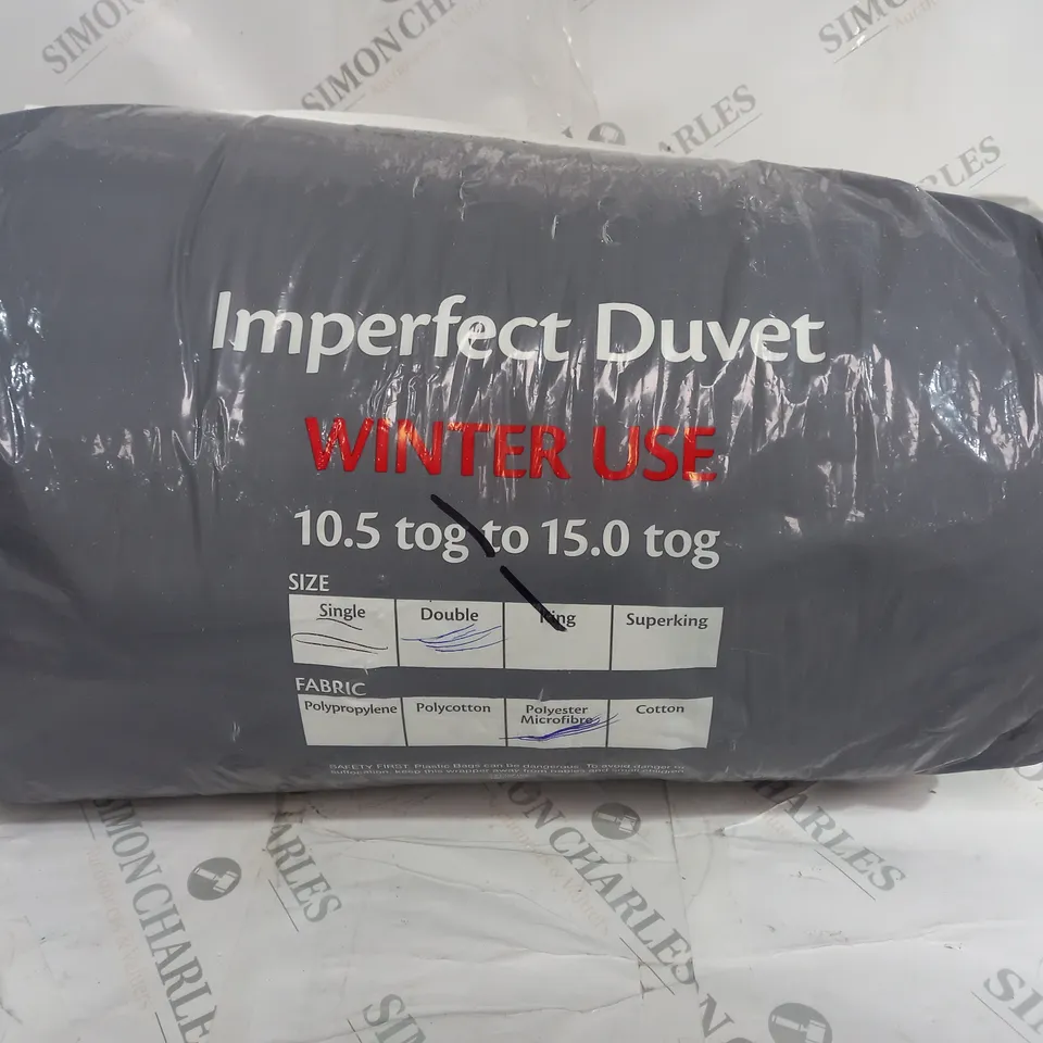 IMPERFECT DUVET WINTER USE 10.5 TOG TO 15.0 TOG - DOUBLE 