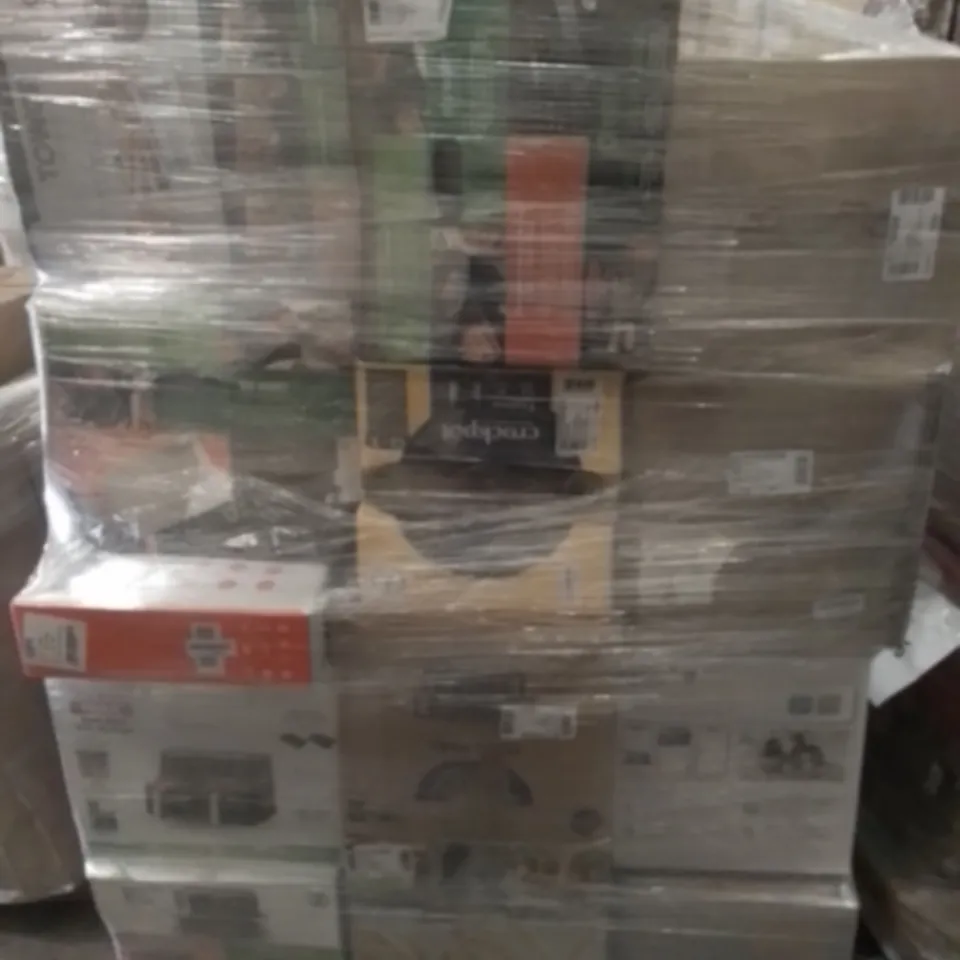 PALLET OF APPROXIMATELY 26 UNPROCESSED RAW RETURN HOUSEHOLD AND ELECTRICAL GOODS TO INCLUDE;