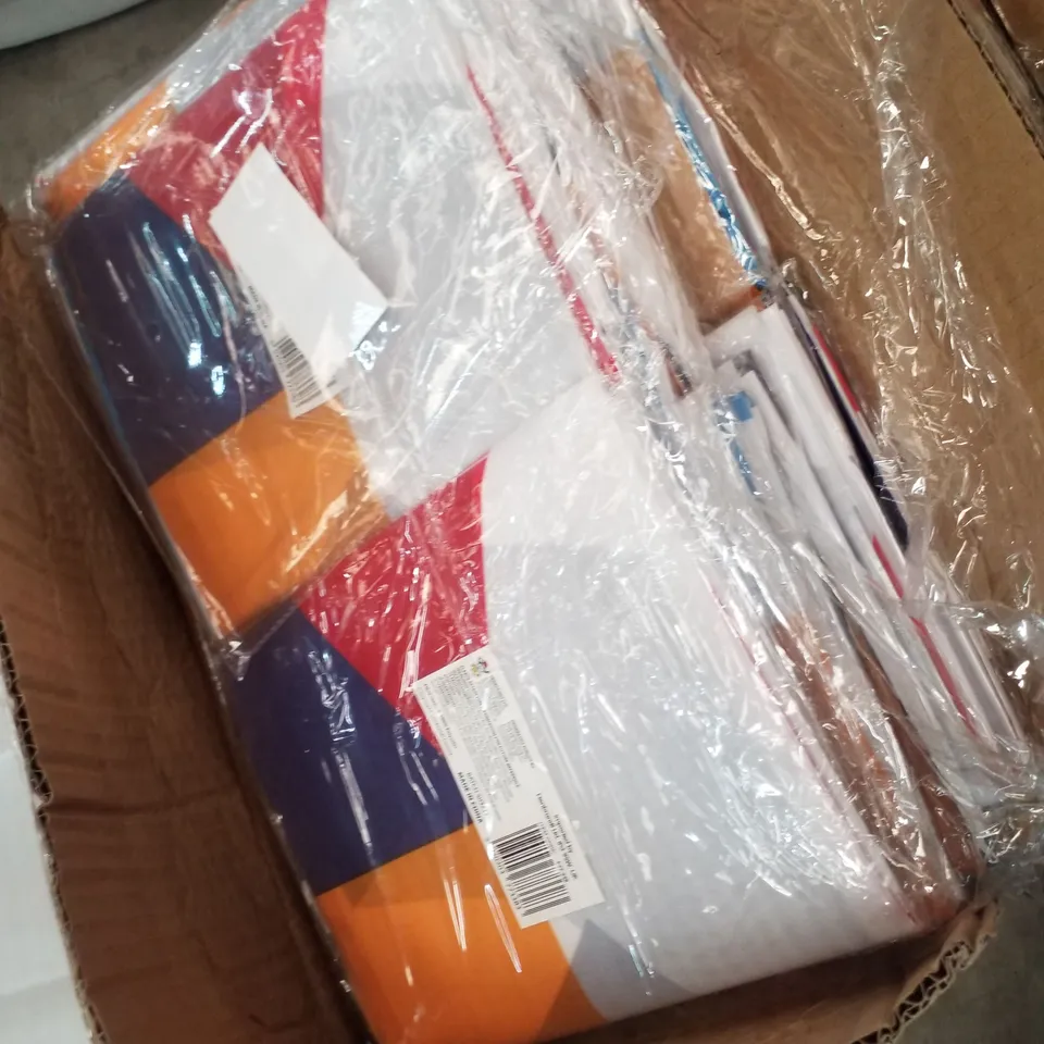 BOX CONTAINING APPROXIMATELY 100 YES FLAGS