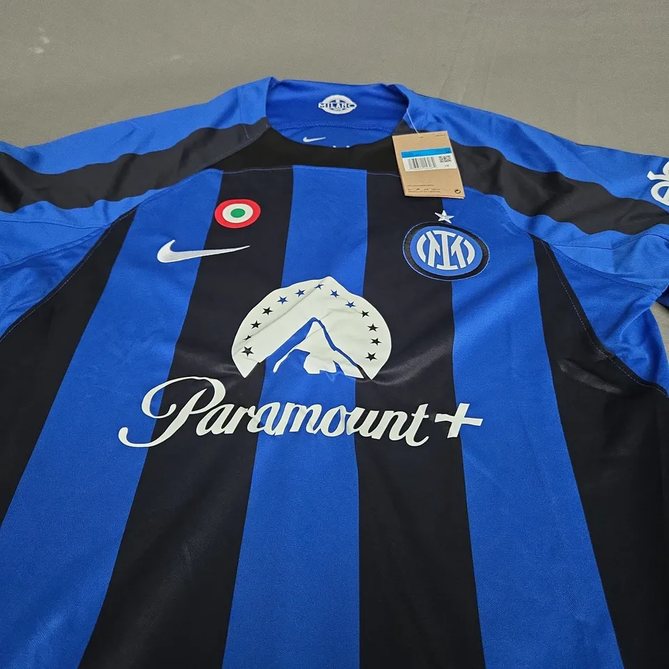 NIKE INTER MILAN FOOTBAL CLUB SHIRT - SIZE MEDIUM