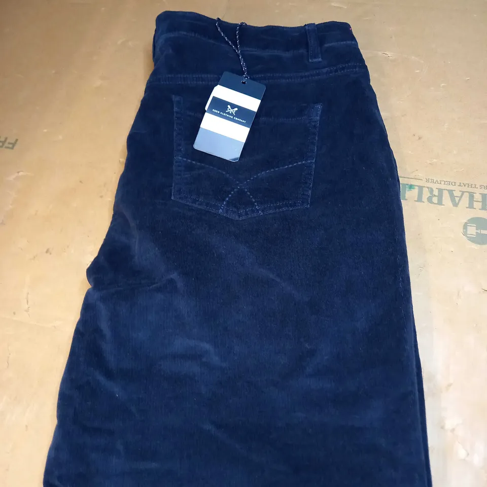 CREW CLOTHING COMPANY CORD TROUSERS SIZE 18