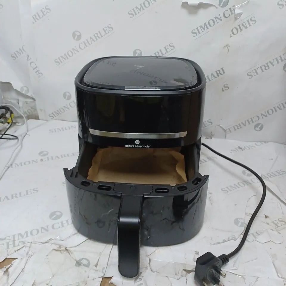 COOK'S ESSENTIALS 4L AIR FRYER IN BLACK