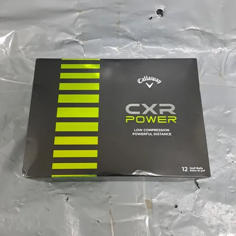 BOXED CALLAWAY CXR POWER GOLF BALL 12 PACK 