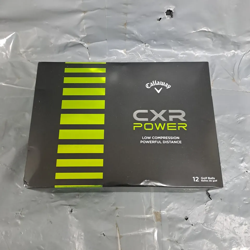 BOXED CALLAWAY CXR POWER GOLF BALL 12 PACK 