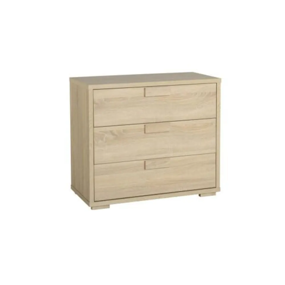 BOXED OAKRIDGE MULTI-DRAWER CHEST - ASH VENEER 