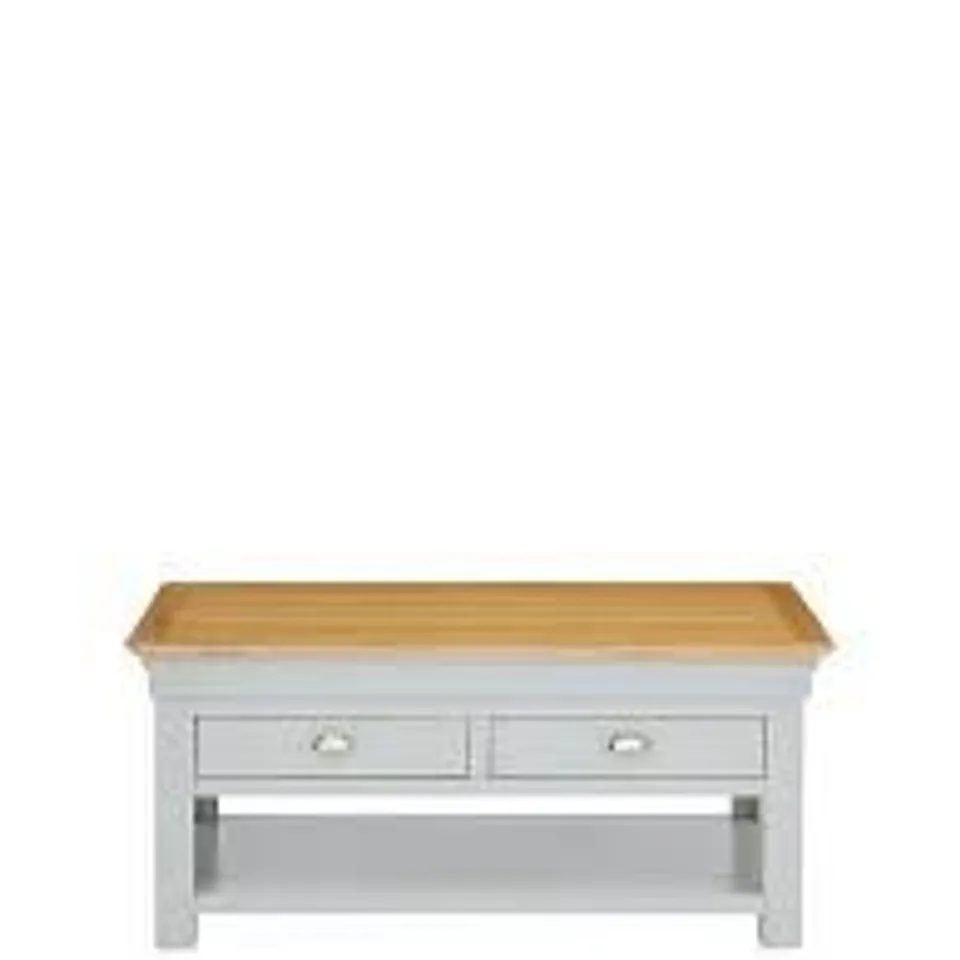 BOXED GRADE 1 SEATTLE COFFEE TABLE GREY/OAK ( 1 BOX )  RRP £249
