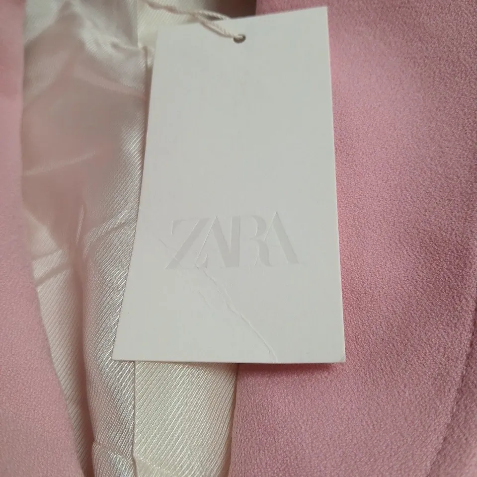 ZARA WOMENS PINK JACKET UK EXTRA SMALL TAGGED