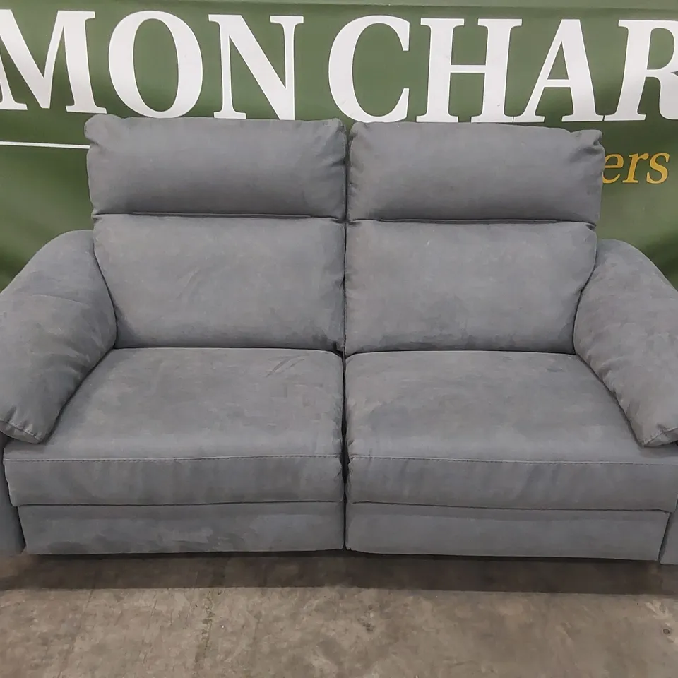 QUALITY DESIGNER ITALIAN MADE GARY 2 SEATER POWER RECLINER SOFA