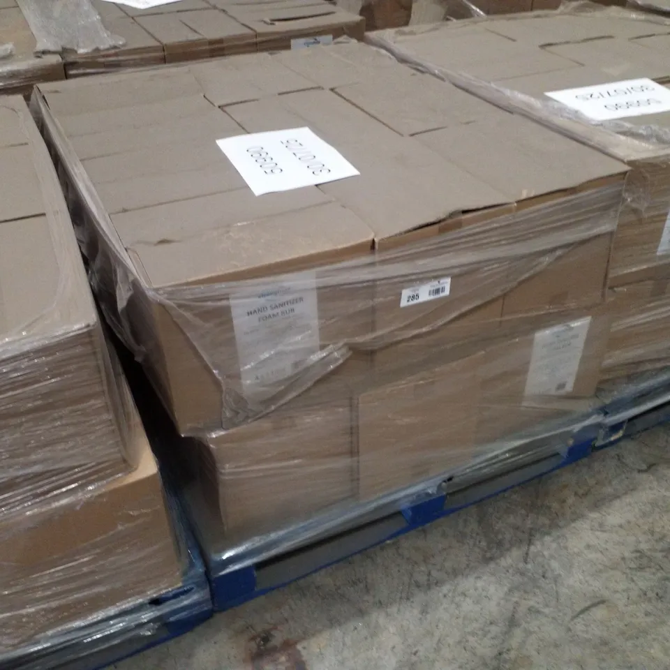 PALLET CONTAINING APPROXIMATELY 80 BOTTLES OF STRONGHOLD ALCOHOL HAND SANITISER 5LTR