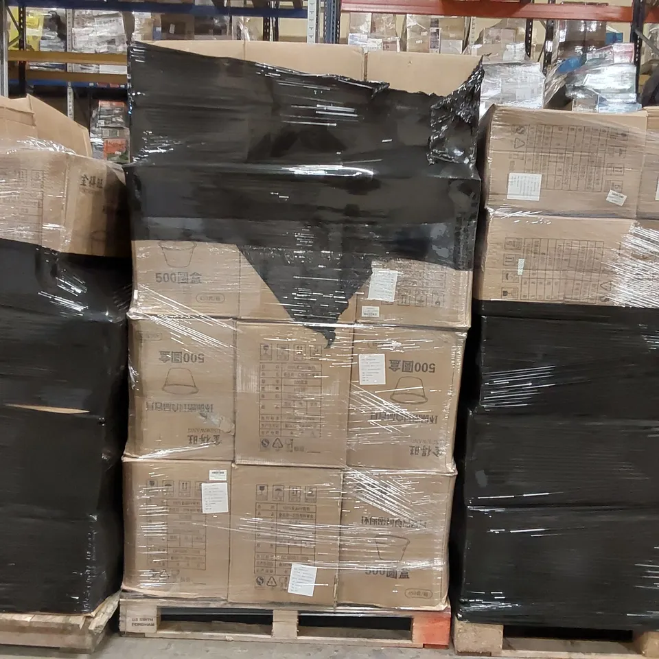 PALLET TO CONTAIN A LARGE ASSORTMENT OF SEALED FOOD CONTAINERS 