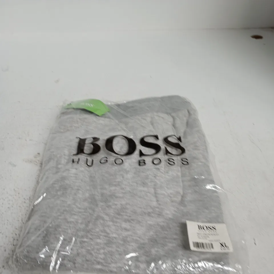 HUGO BOSS SWEAT SHORTS – GREY, MEN'S XL, 100% COTTON