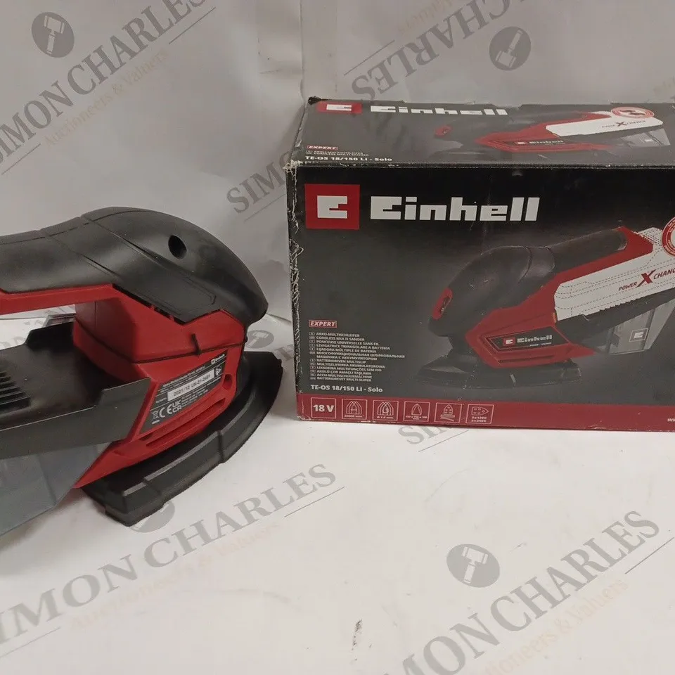 BOXED EINHELL TE-OS CORDLESS MULTI SANDER 