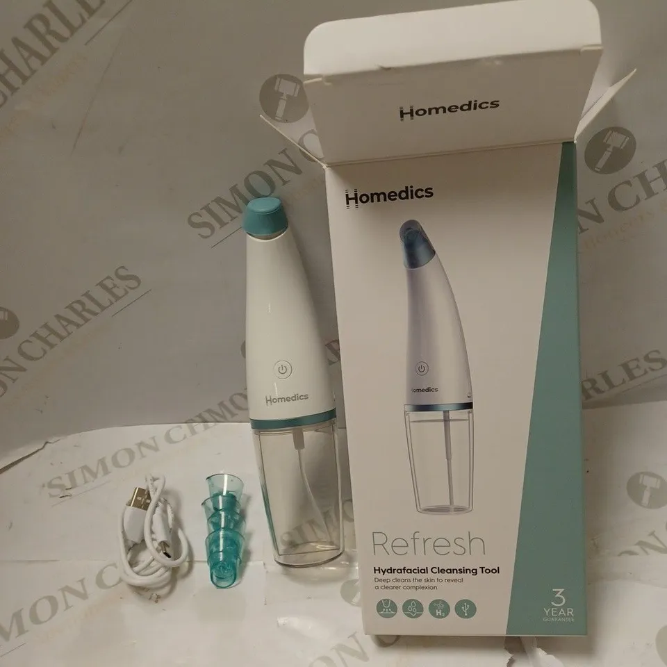 HOMEDICS REFRESH HYDRAFACIAL CLEANSING TOOL