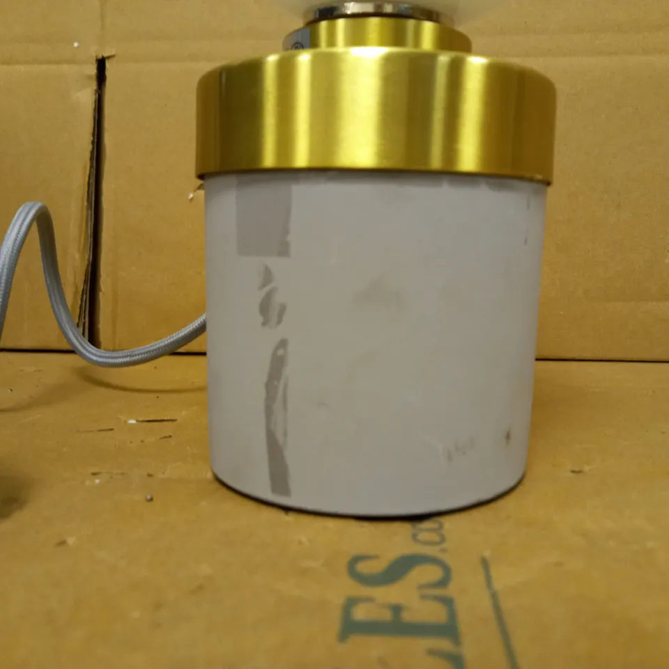 JOHN LEWIS & PARTNERS NO.046 LAMP, OPAL GLASS/CONCRETE