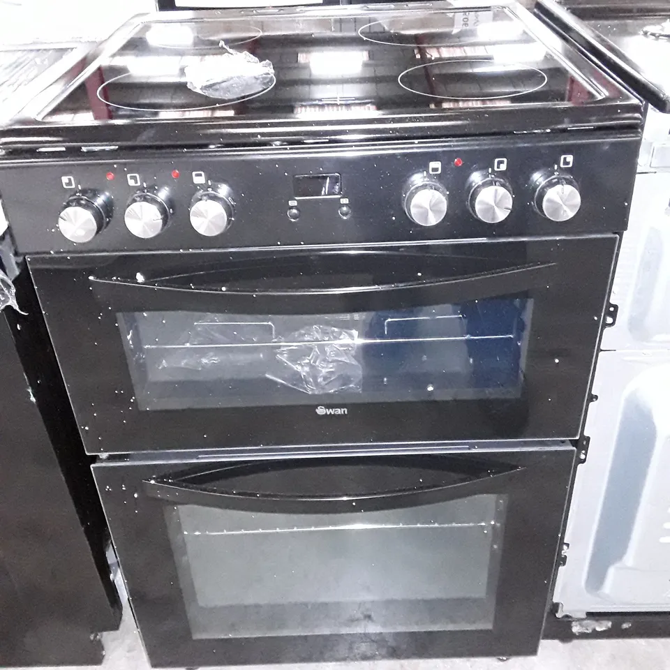 SWAN SX158110B FREESTANDING COOKER BLACK 