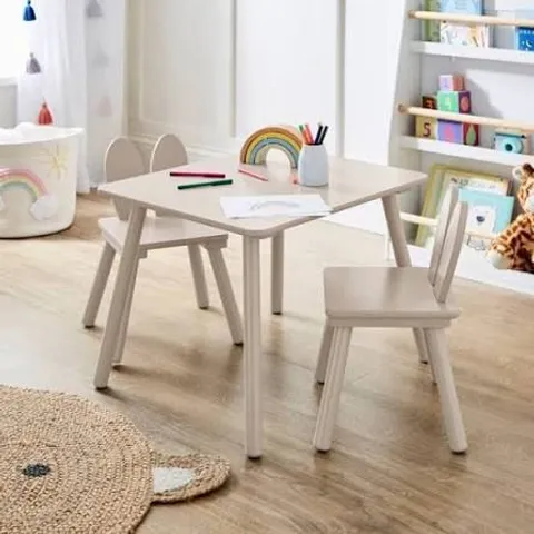 BOXED KIDS BUNNY CHAIRS AND PLAY TABLE (1 BOX)
